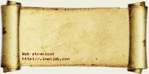 Natalija Bjelonić vizit kartica